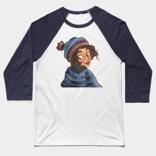 Winter Hat Baseball T-Shirt
